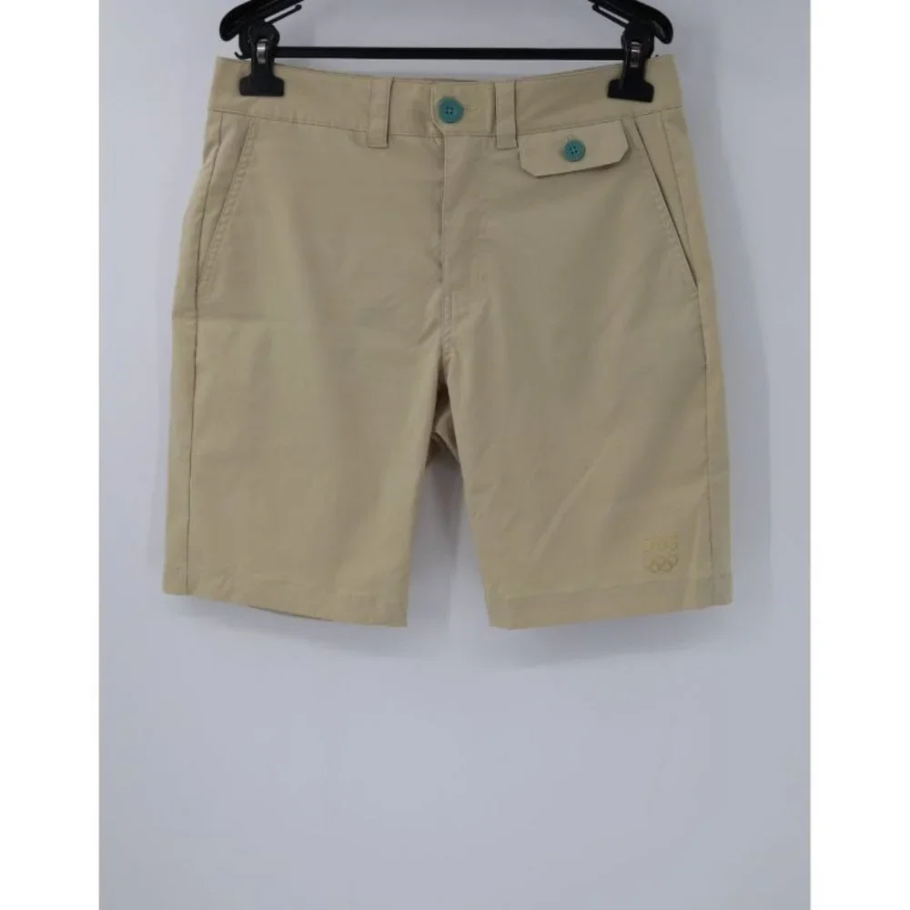 Helly hansen shorts men's small Tokyo 2020 Olympic Obs beige chino 9